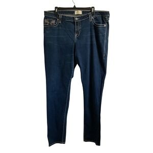 Big Star Maddie Skinny Western Style Jeans - Size 36L Denim Rodeo Cowgirl